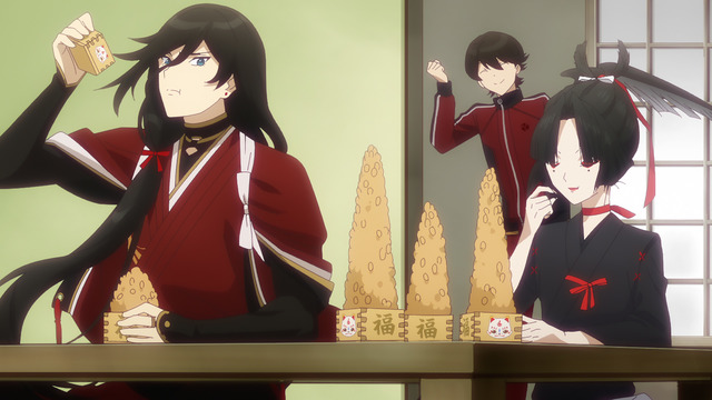 刀剣乱舞 花丸 雪ノ巻 節分で盛り上がる刀剣男士たち 豆まき 恵方巻きも 場面写真公開 22年5月18日 エキサイトニュース