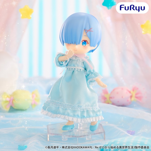 リゼロ」レムと＆ラムのナイトドレス姿にキュン♪ デフォルメデザイン