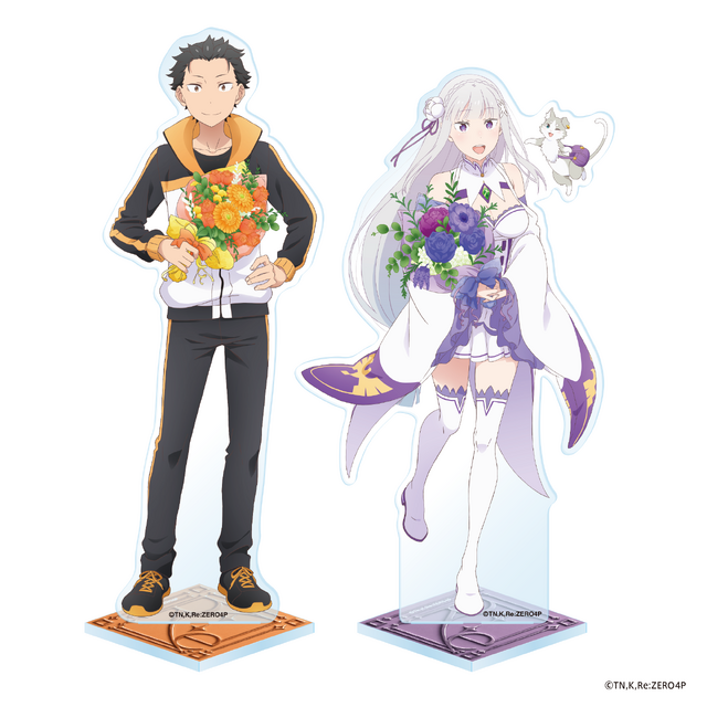 [単品] エミリア、ナツキスバル、レム リゼロ 特典 アクリルプレート Animeanime_102492_1.png