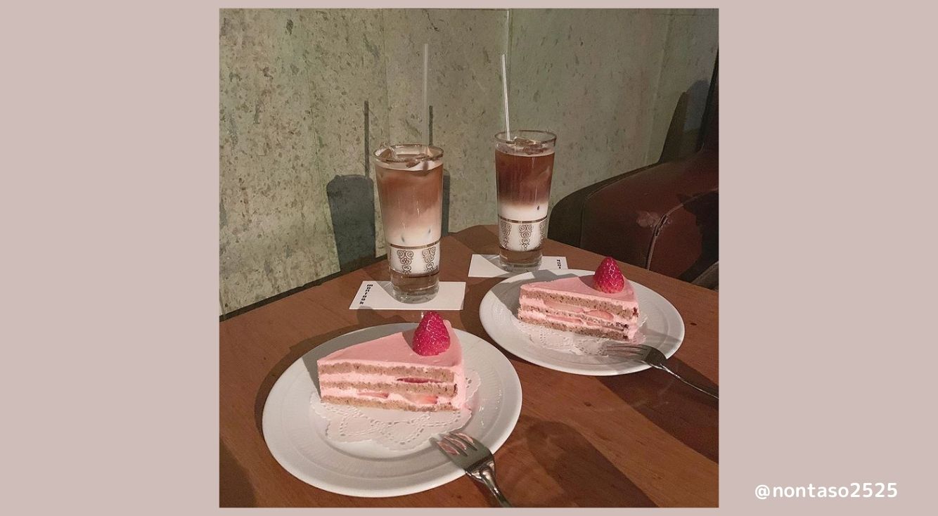 表参道 Montoak ピンクのショートケーキが可愛すぎ ローリエプレス