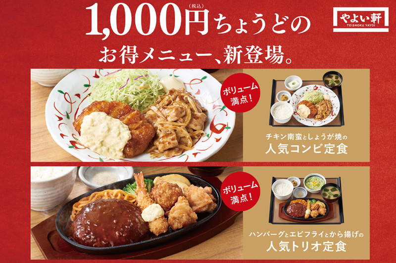 ボリューム自慢の1000円定食 やよい軒で 人気おかずの合い盛り 21年8月26日 エキサイトニュース
