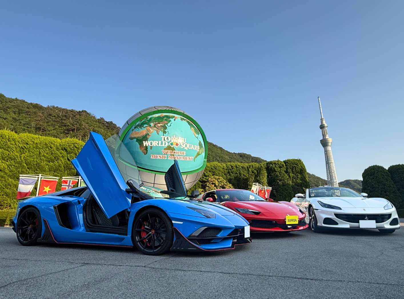 スーパーカーと世界の有名建築物が夢の共演「WORLD SUPERCAR FESTIVAL