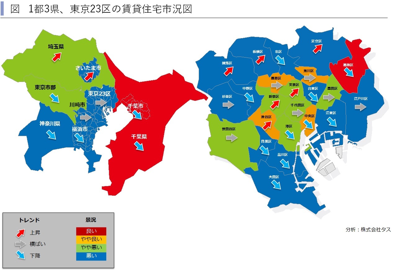 年第2四半期 1都3県賃貸住宅市況図と東京23区ハイクラス賃貸住宅の市場動向 年9月30日 エキサイトニュース 3 4