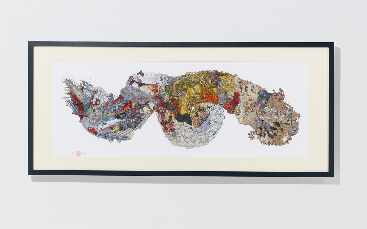 イ*ン様 大友克洋 版画作品「キング」 エディションナンバー・サイン入り イ*ン様 大友克洋 版画作品「キング」 エディションナンバー・サイン