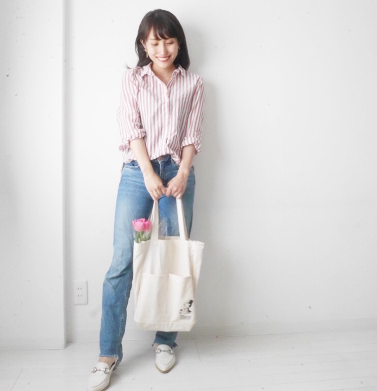 Baila5月号付録と上下h Mで休日ピクニックコーデ ローリエプレス