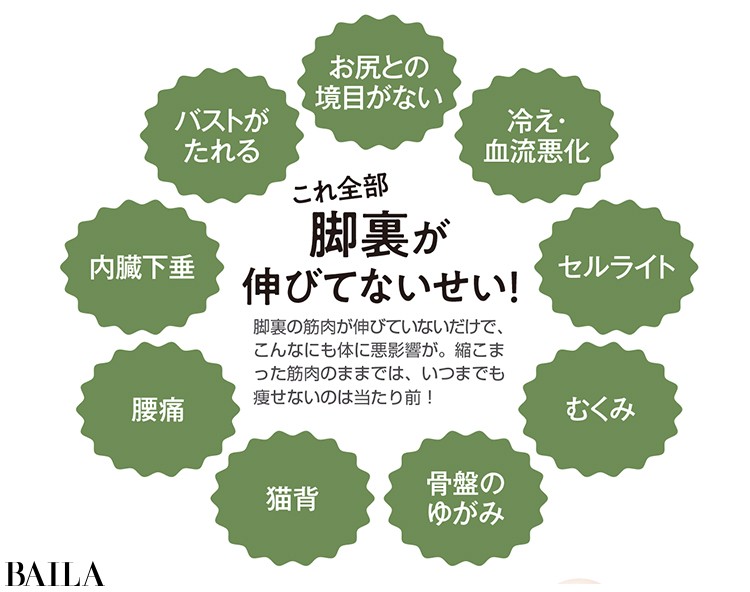 脚裏伸ばしダイエットまとめ 膝裏を伸ばすだけで痩せ体質になるトレーニング ローリエプレス