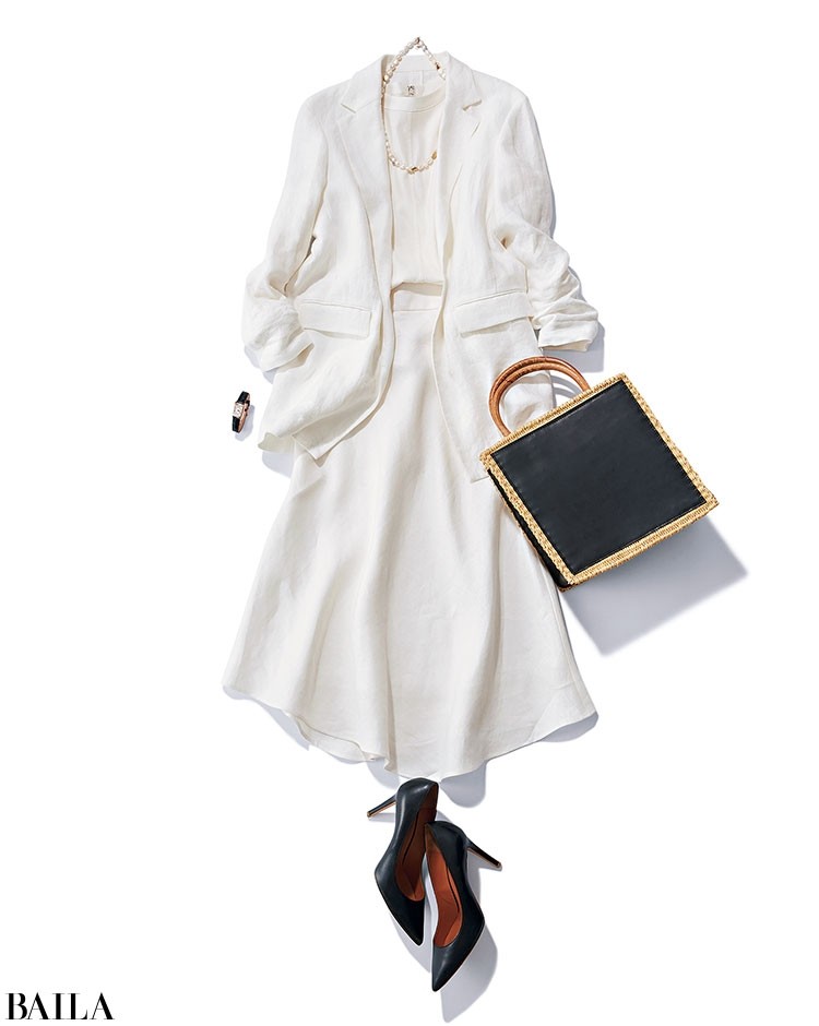 厳選ワードローブで誰からも好感度 30代の着回し１週間コーデ ローリエプレス