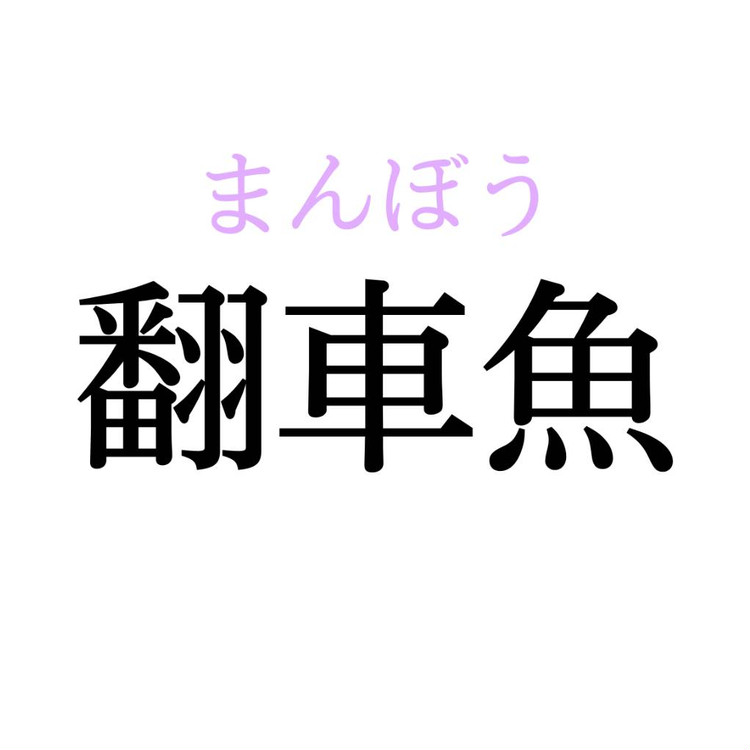 翻車魚 この漢字 自信を持って読めますか 働く大人の漢字クイズvol 101 ローリエプレス