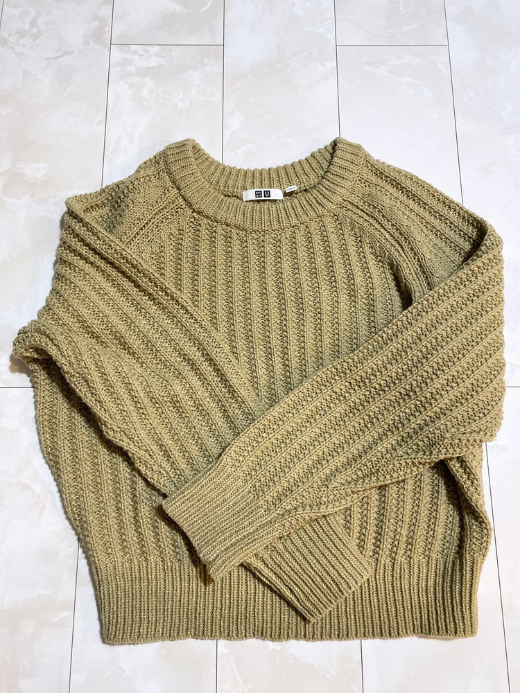 UniqloUローゲージクルーネックセーターが大人かわいい！(会員限定
