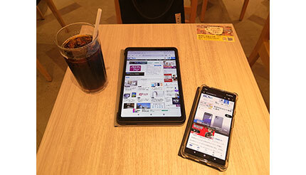 激推し「8インチタブレット」、立って座って使い分け【道越一郎の