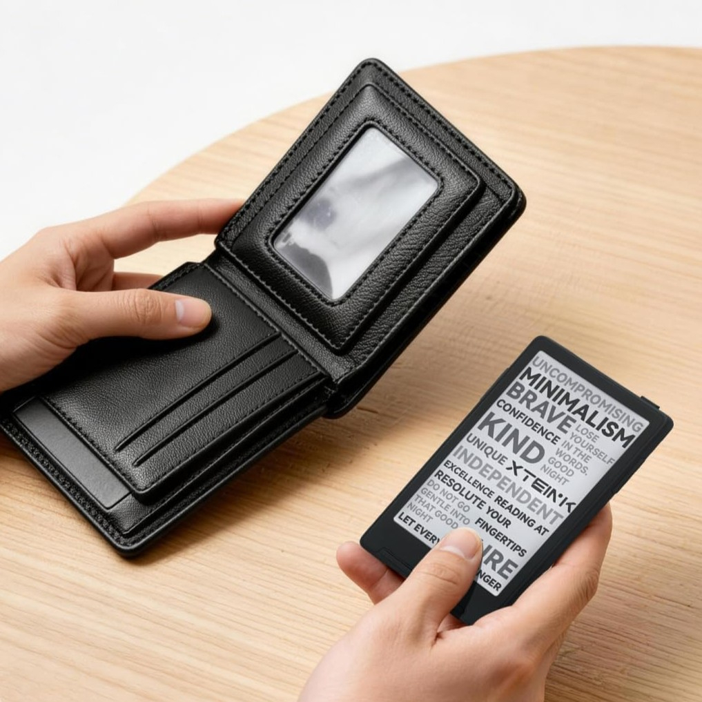 スマホの裏にピタッとつけて本が読める ポケットサイズの電子書籍