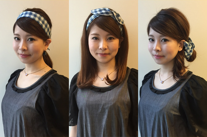 3分以内でお手軽ヘアアレンジ ワイヤースカーフが超使える 15年4月22日 エキサイトニュース