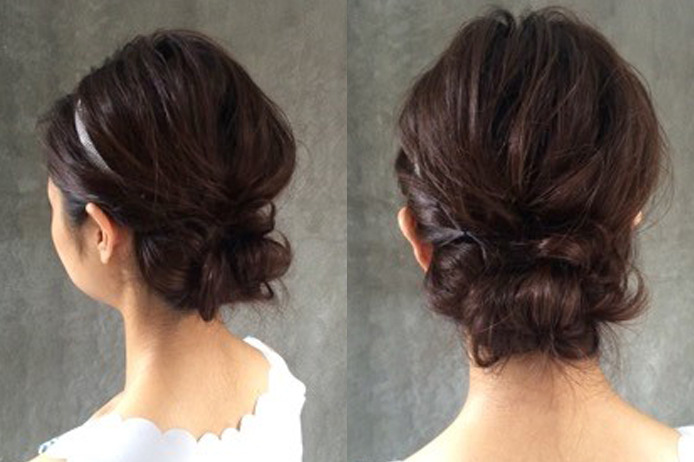 水着ヘアアレンジ 濡れても崩れにくい すっきりまとめ髪 15年7月31日 エキサイトニュース