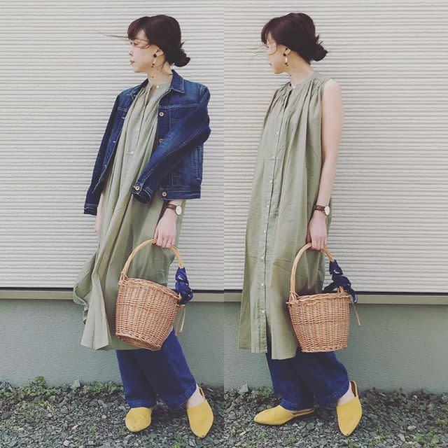 自然を感じるアースカラー 夏の大人ワンピスタイルを地味に終わらせないコツは ローリエプレス