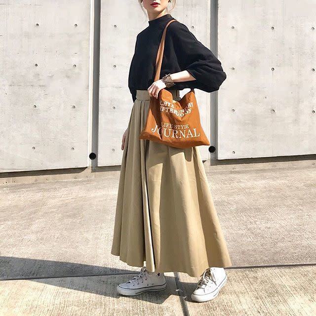 痩せ型女子にぴったり 人気のボリュームスカートでおしゃれにトレンドコーデ10選 ローリエプレス