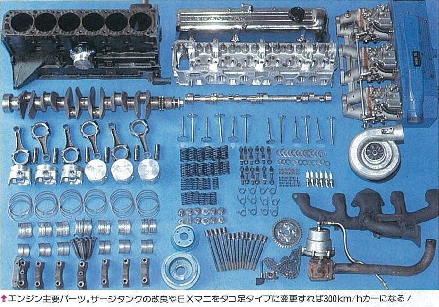 L型シングルターボはコスパ最高 エスプリ130zのメカニズム チェック その5 Option 1985年8月号より 18年6月25日 エキサイトニュース