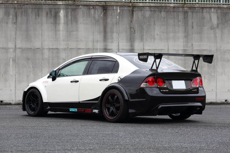 ASLAN CIVIC TYPE R】走りも見た目もイケる50mmワイド仕様のFD2