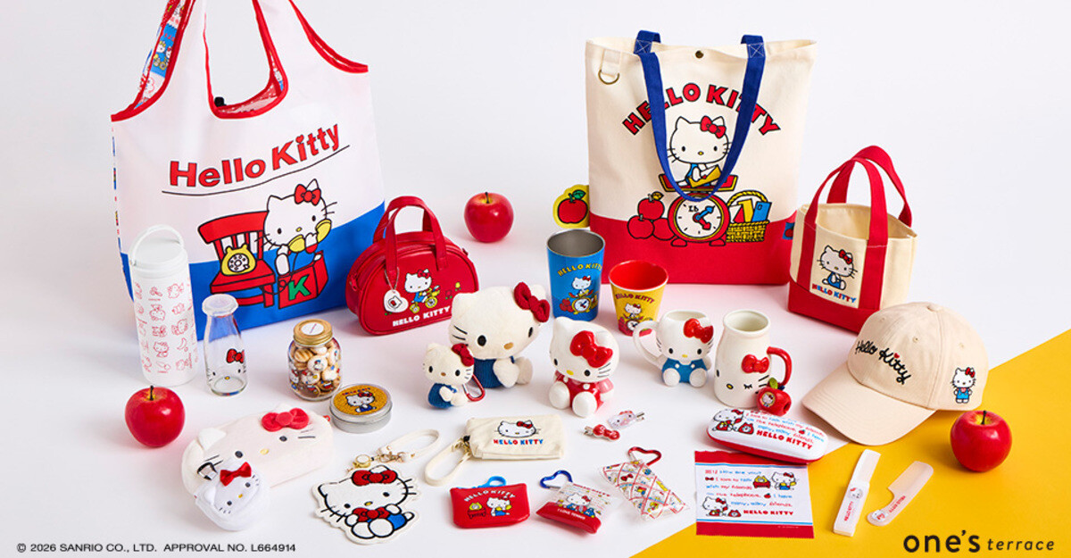 ハローキティ】約100種類のレトロかわいいグッズが大集合! –「HELLO