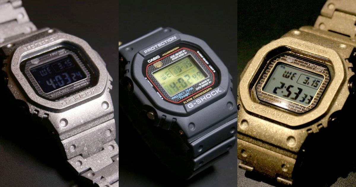 G-SHOCK 40周年 - 初号機を現代技術で進化「RECRYSTALLIZED SERIES