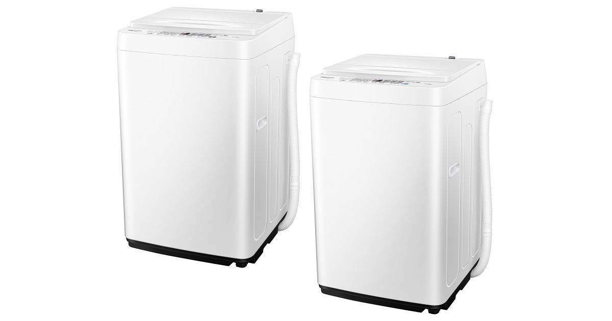 ハイセンス、シンプル＆低価格な容量5.5kg・4.5kgのタテ型全自動洗濯機 (2021年10月27日) - エキサイトニュース