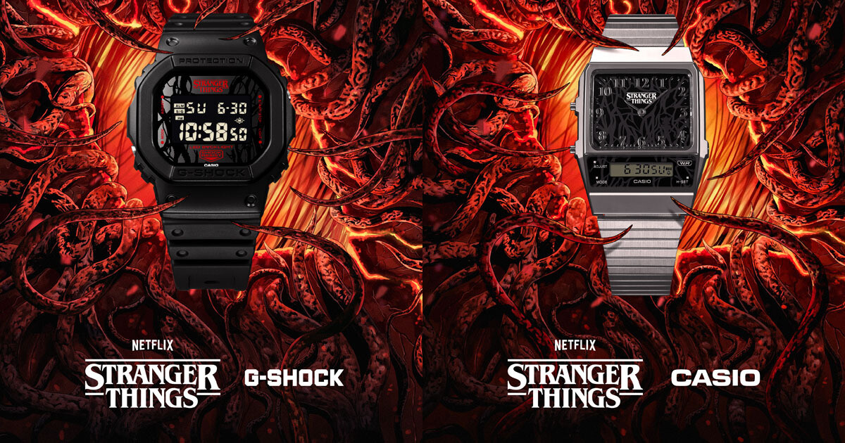 カシオ　ストレンジャー・シングス　限定モデル　新品未使用 Netflixシリーズ「ストレンジャー・シングス」とコラボした