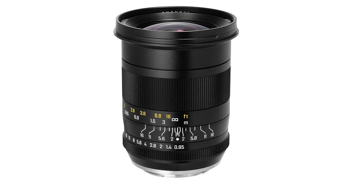 開放f0 95、aps Cミラーレス用広角レンズ「speedmaster 20mm F0 95 Asph 」 2024年1月26日