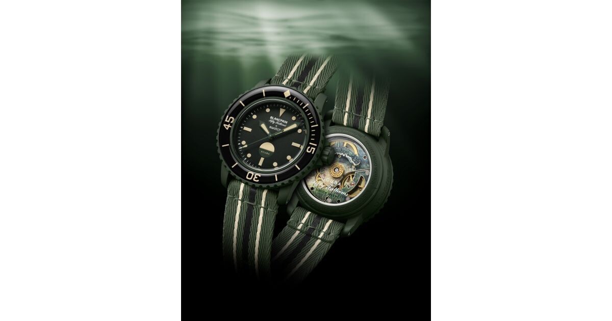 この深緑はいい！ ブランパン×スウォッチの新色「GREEN ABYSS」は深海