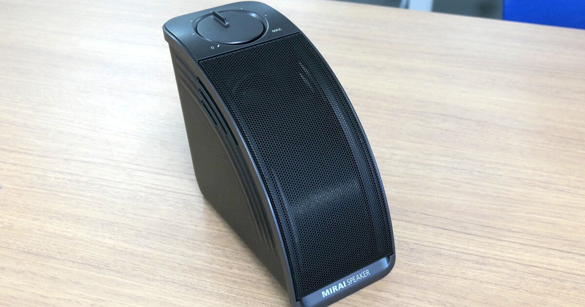 ミライスビーカーminiサウンドファン⭐️MIRAI SPEAKER Mini 音量上げずに、言葉くっきり「ミライスピーカー・ミニ」新発売