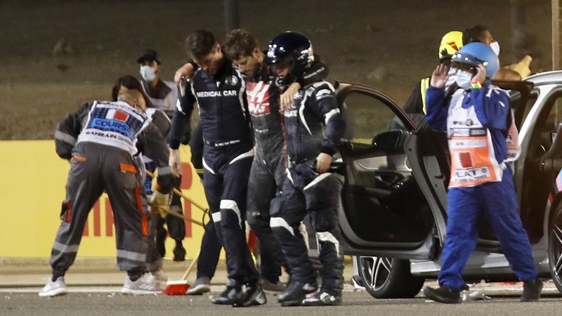 ｆ１ 大クラッシュ 炎上事故から生還したグロジャン 炎の中から脱出できた 理由 とは 年12月2日 エキサイトニュース