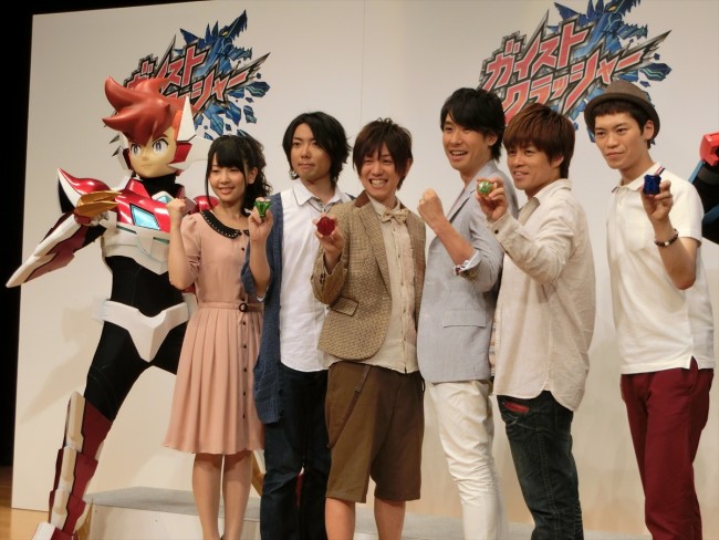 圧倒的な力を見せ付けます 激アツ発言連発の ガイストクラッシャー 製作発表会 13年8月2日 エキサイトニュース