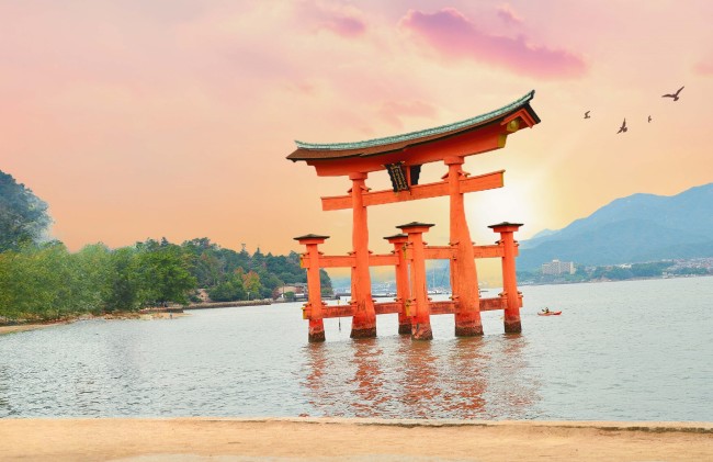 厳島 セール 神社 キャリー バッグ