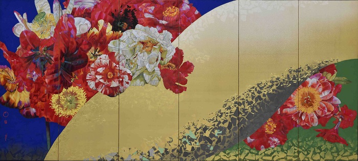 実力派人気日本画家が描く華麗なる華の世界 高島屋美術部創設110年