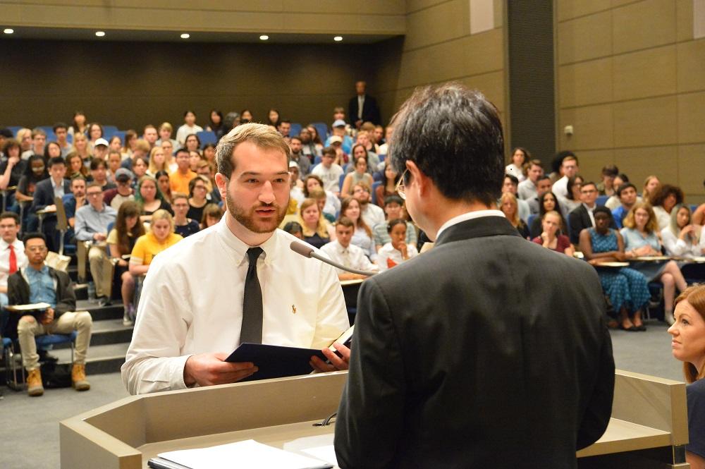 関西外国語大学 海外からの留学生を対象にしたダブル ディグリープログラム始動 第1号の留学生が英語キャリア学科3年次に編入学 19年10月4日 エキサイトニュース