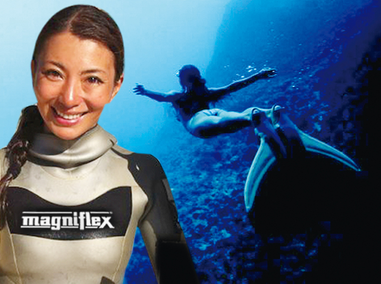 マニフレックス 世界選手権団体金メダルのフリーダイバー 福田朋夏選手と メインスポンサー契約締結 13年8月5日 エキサイトニュース