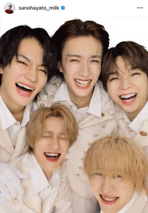 佐野勇斗、M!LKメンバーとの仲良し笑顔SHOTにファン悶絶「顔面良すぎて