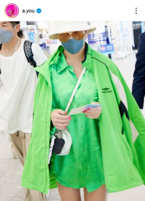 浜崎あゆみ マルチマット GREEN E_talentbank_332251_1.jpg