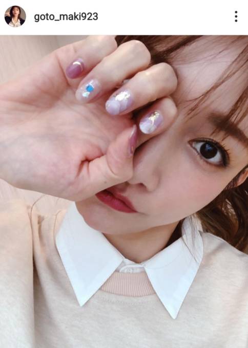 後藤真希 セルフの 桜ネイル Shotに反響 美しい 天使かと思いました 21年4月1日 エキサイトニュース