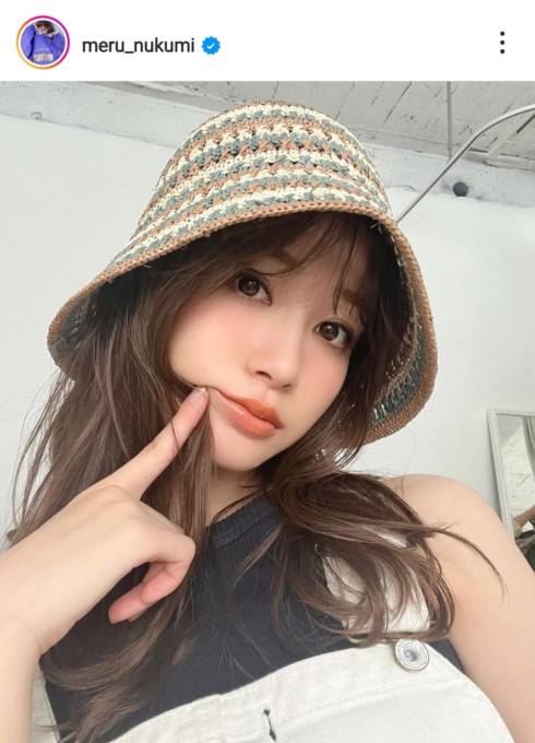 めるる、キュートな帽子&肌見せワンピSHOTに「かわいいがすぎる」「お似合い」の声 - エキサイトニュース