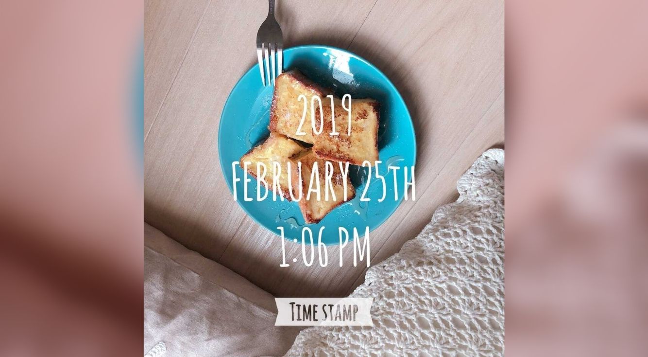 おしゃれな日付スタンプで 毎日を楽しく記録しよう タイムスタンプカメラ 19年5月25日 エキサイトニュース