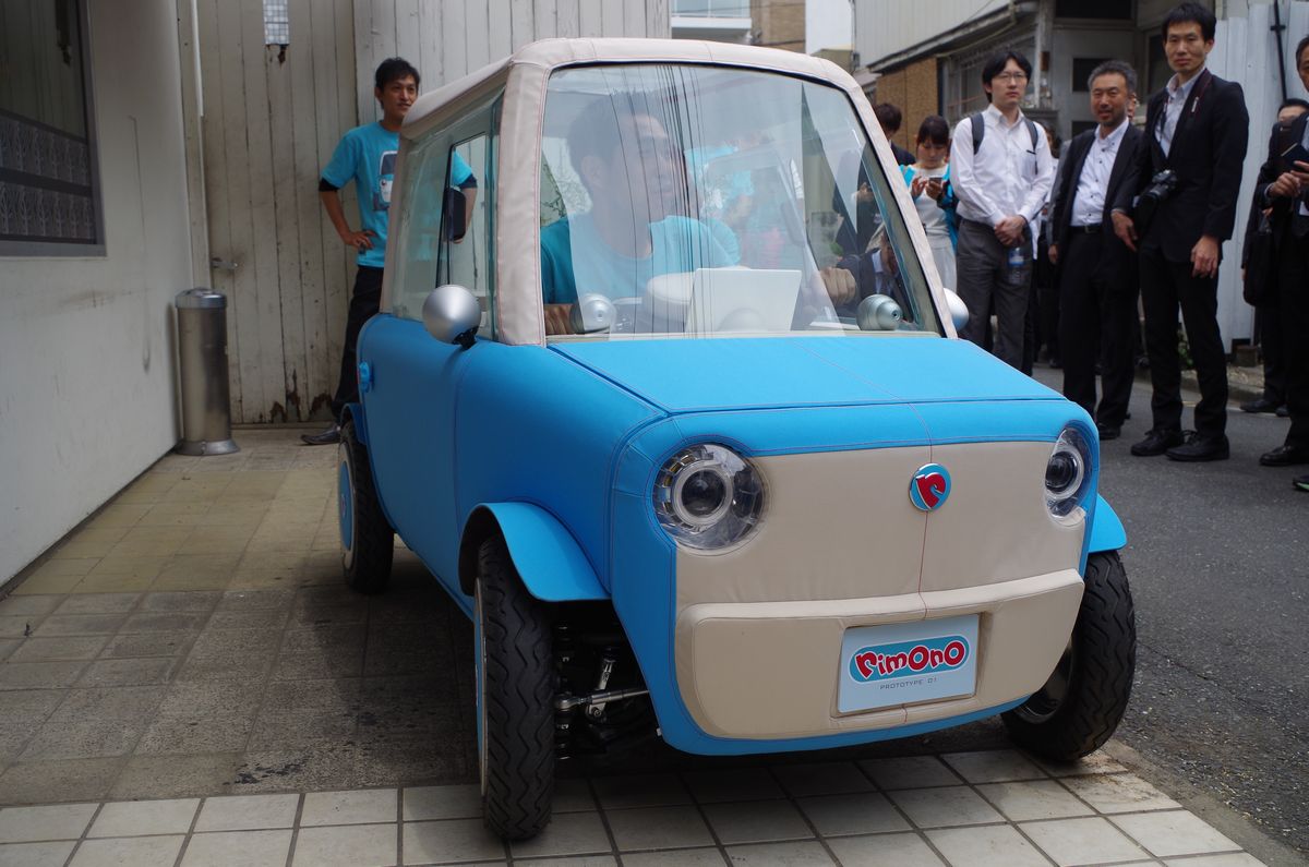 超小型電気自動車 Rimono は 布製ボディで着せ替え可能な全く新しい乗り物 エキサイトニュース