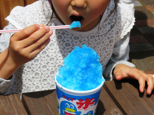 かき氷の青いシロップはなぜブルーハワイと呼ぶのか