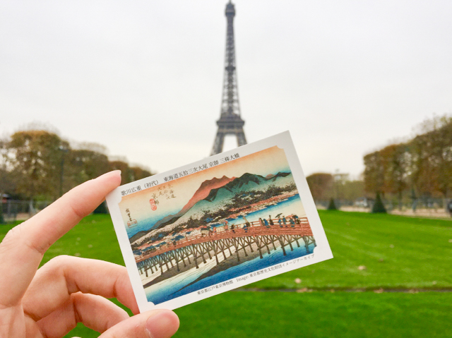 フランス人に永谷園お茶づけ「東海道五拾三次カード」を見せたら美しい