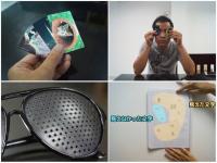 テレカは眼鏡になるって知ってた? 視力が高まるピンホール現象を検証