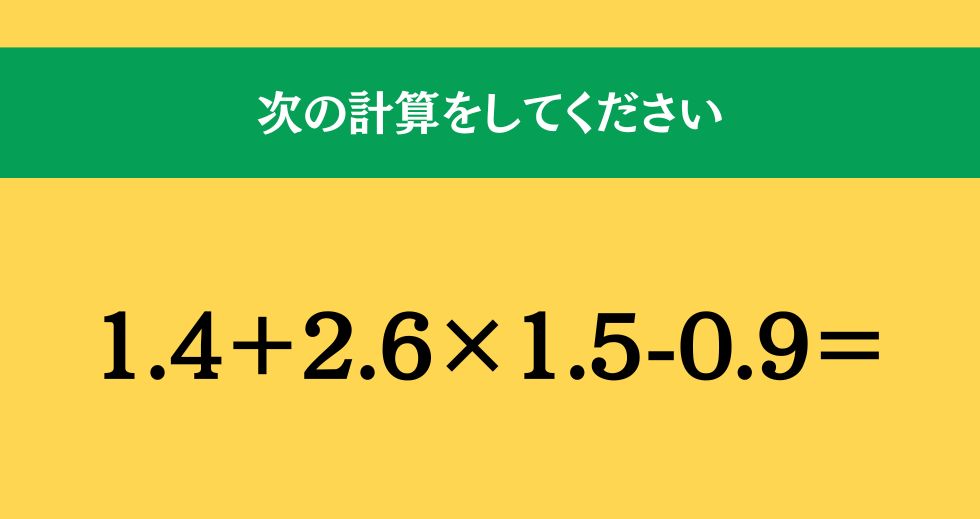 大人ならわかる？ 小学校の「算数」問題＜Vol.1932＞