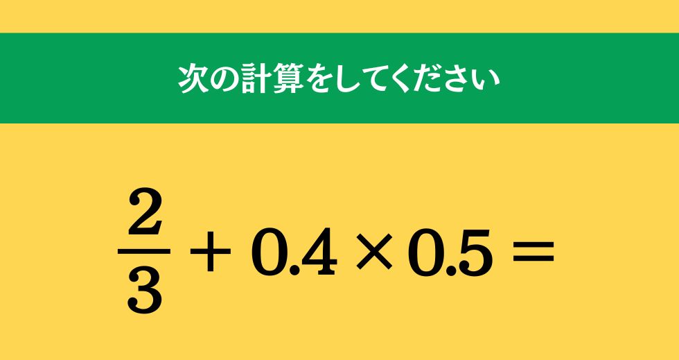 大人ならわかる？ 小学校の「算数」問題＜Vol.2191＞