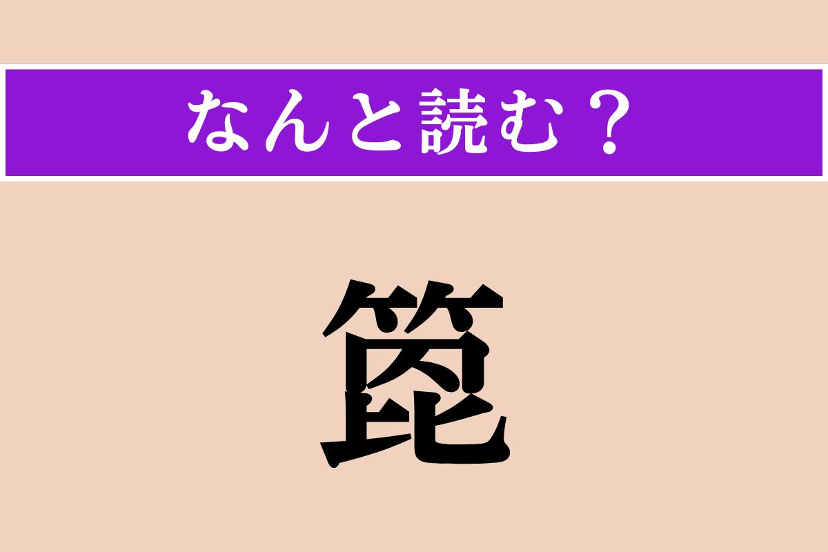【難読漢字】「箆」正しい読み方は？ 混ぜたり、すくったりします