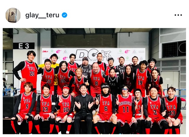 GLAY・TERUが森保一監督とフットサル交流