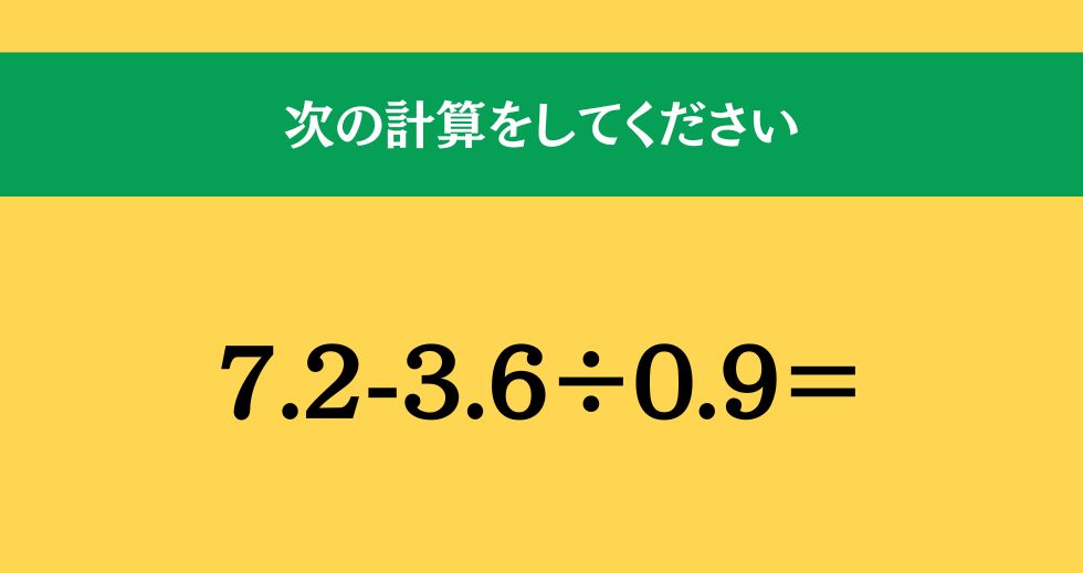 大人ならわかる？ 小学校の「算数」問題＜Vol.1492＞