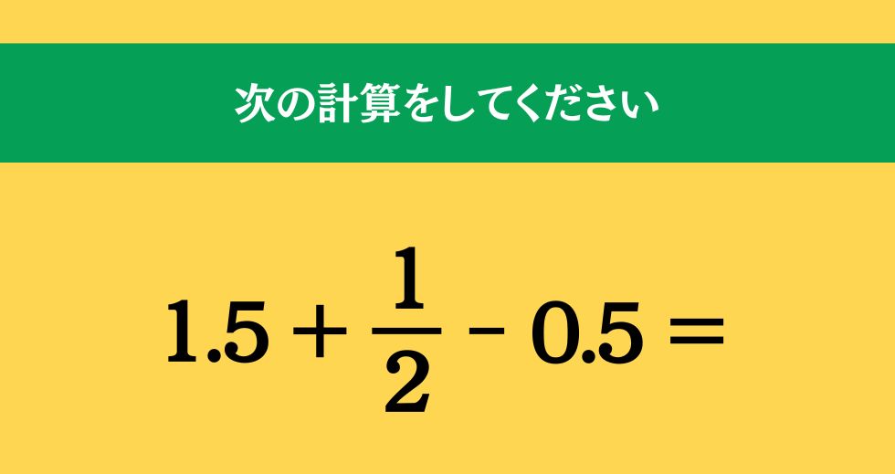 大人ならわかる？ 小学校の「算数」問題＜Vol.1531＞