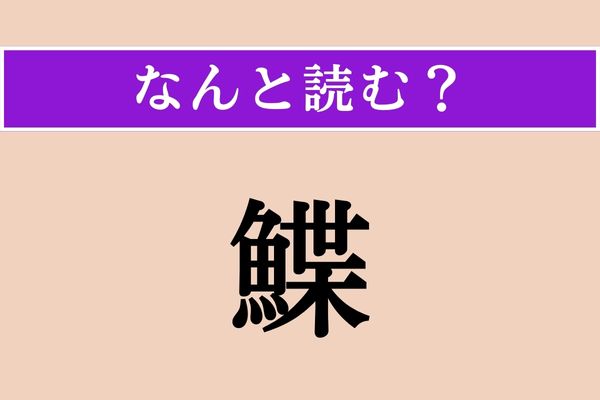 【難読漢字】「鰈」正しい読み方は？ どの魚だろう…